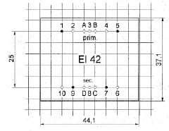 Print Layout - EI42 Transformer