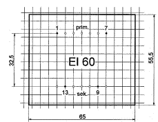 Print Layout - EI60 Transformer