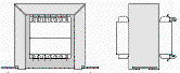 Transformers with U-Shaped Panel Fixing 1-100VA 50/60Hz
